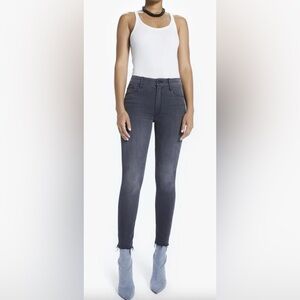 Mother High Waisted Looker Ankle Fray - Lighting Up Lanterns